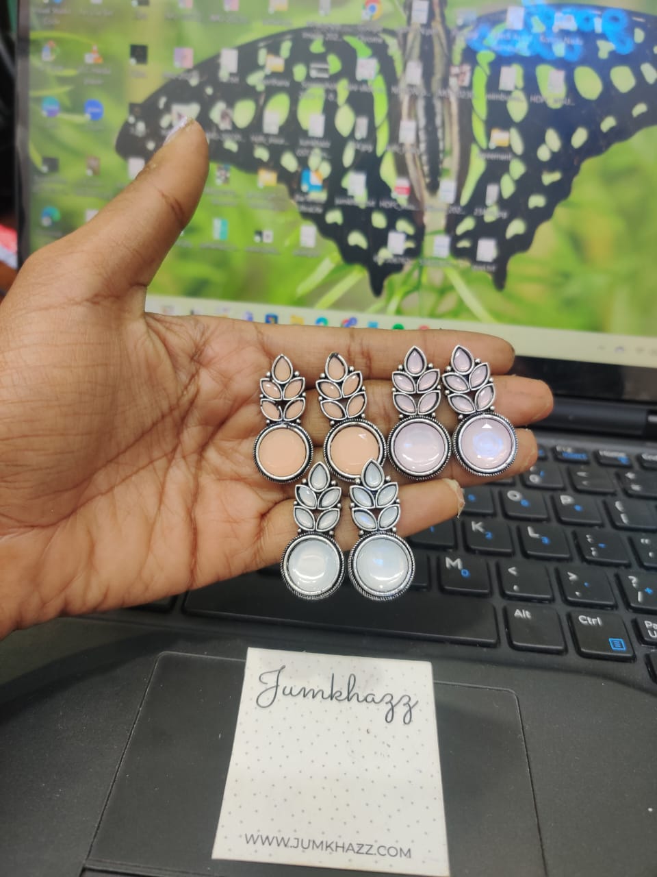 German Silver stud JGS194