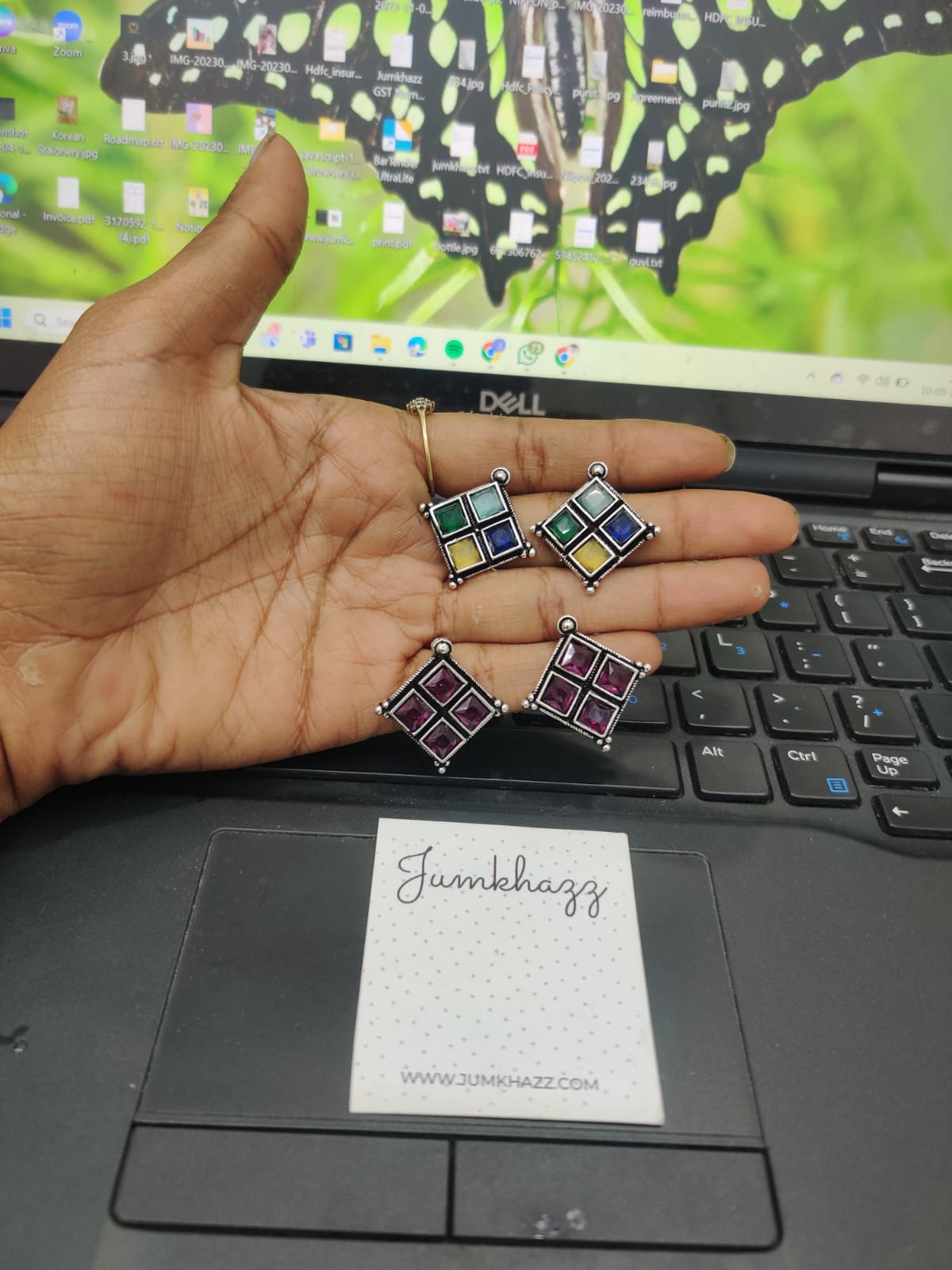 German silver stud JGS199