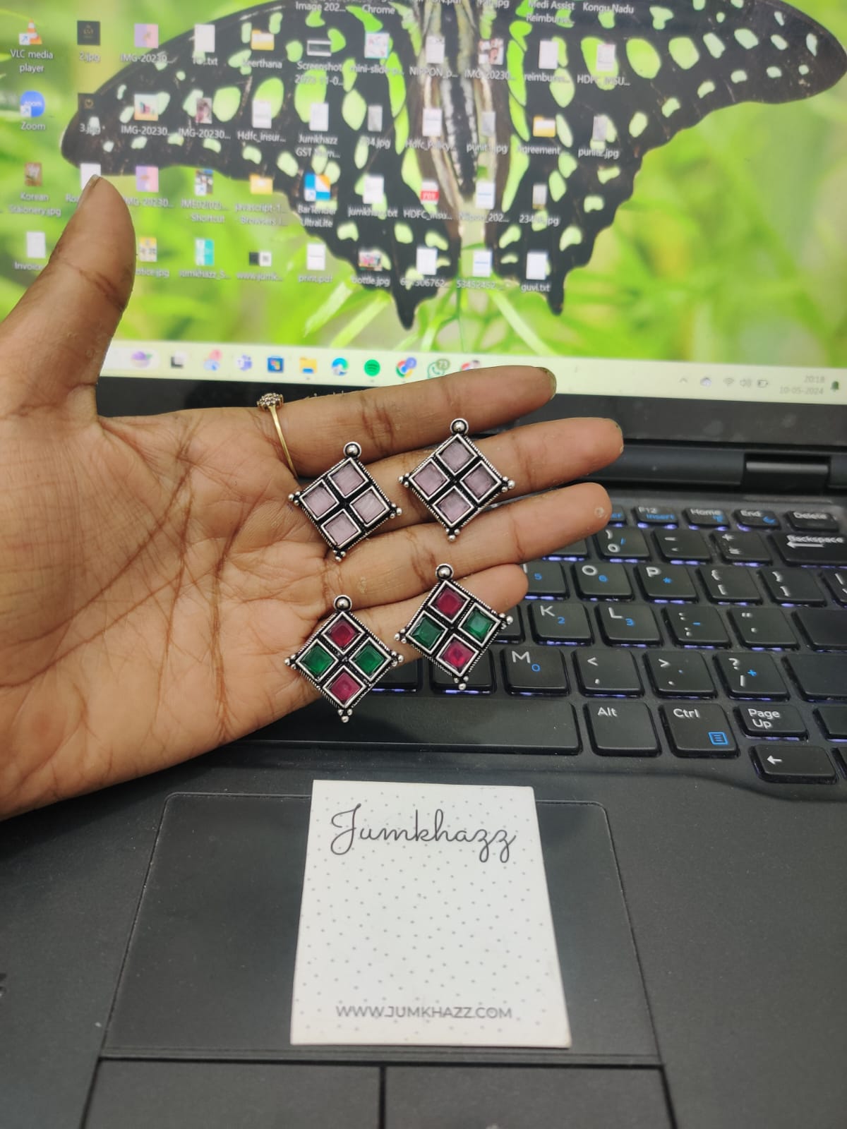 German silver stud JGS199