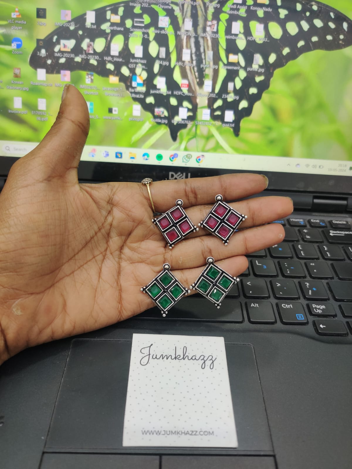 German silver stud JGS199