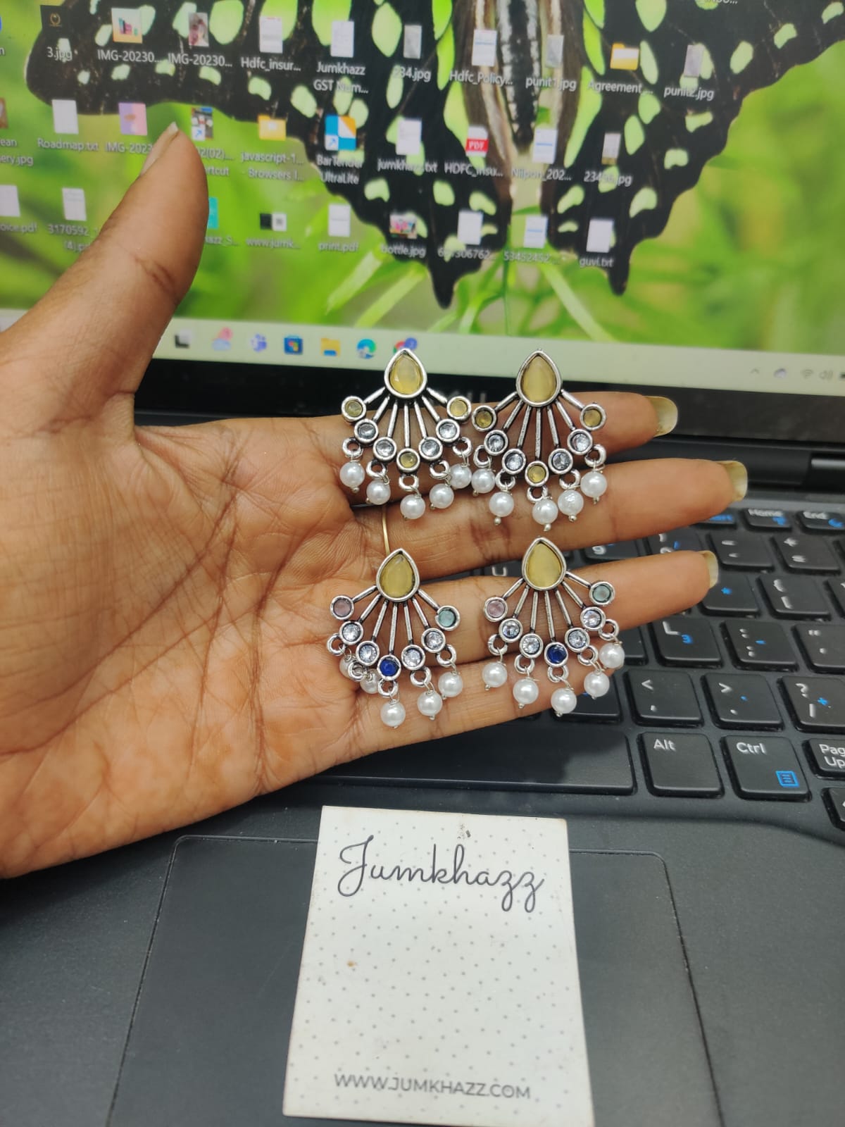 German silver stud JGS236