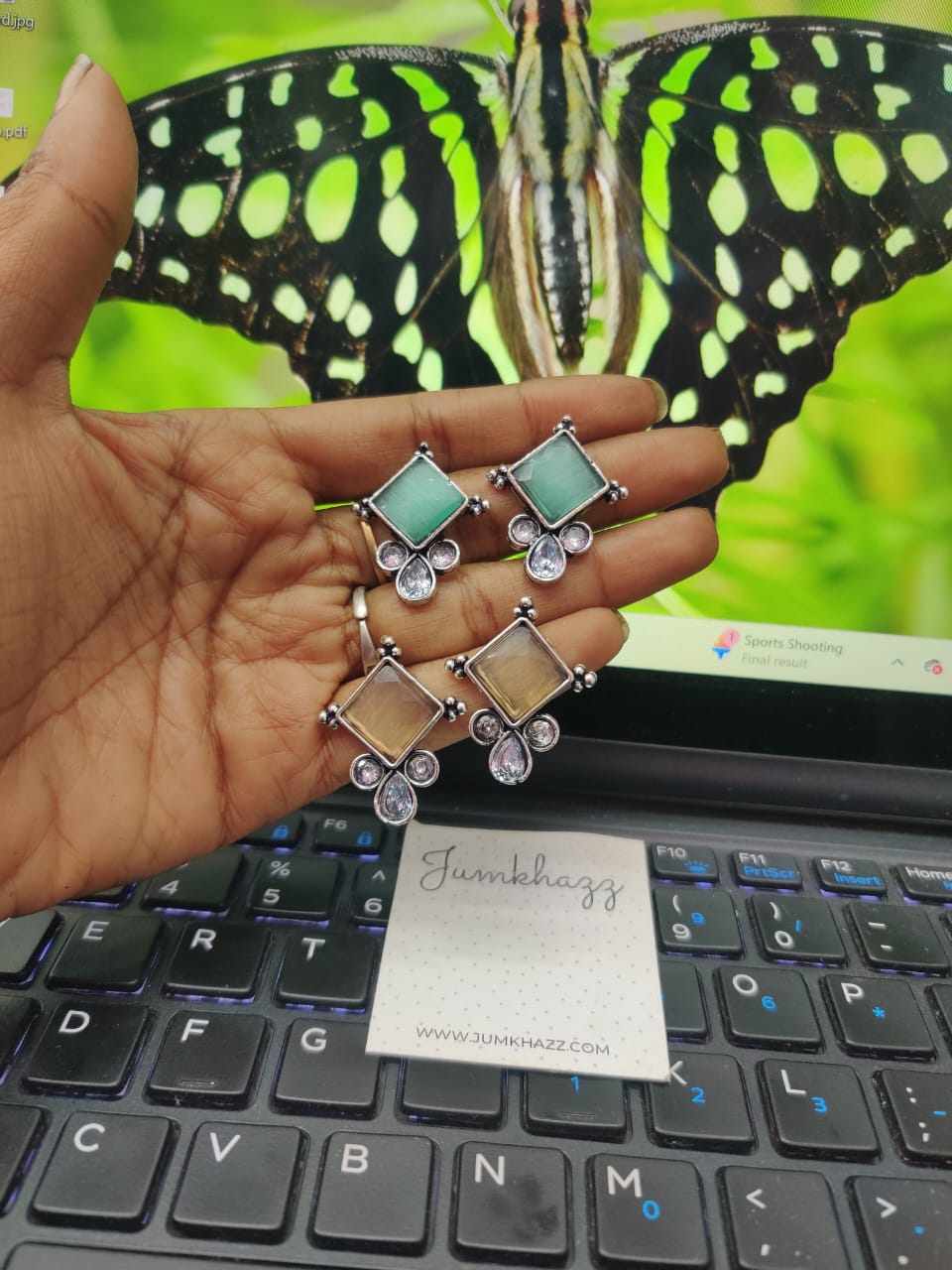 German Silver stud JGS269