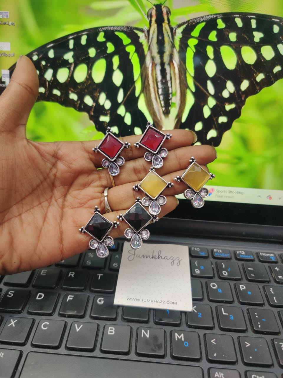 German Silver stud JGS269