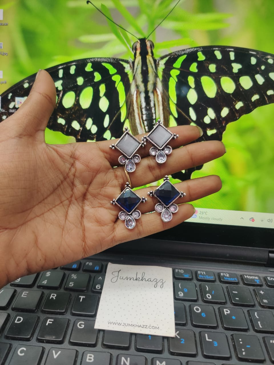 German Silver stud JGS269