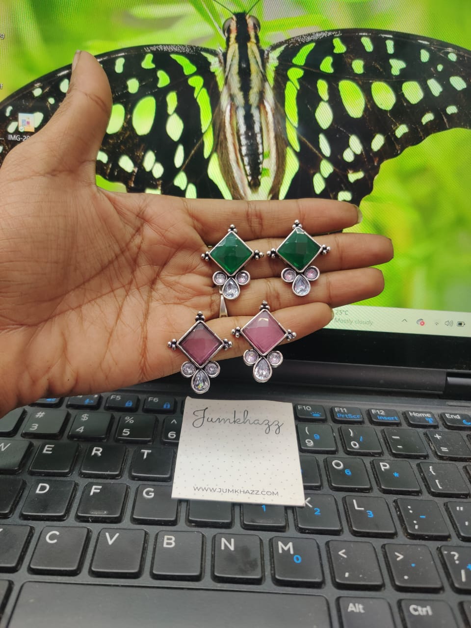 German Silver stud JGS269