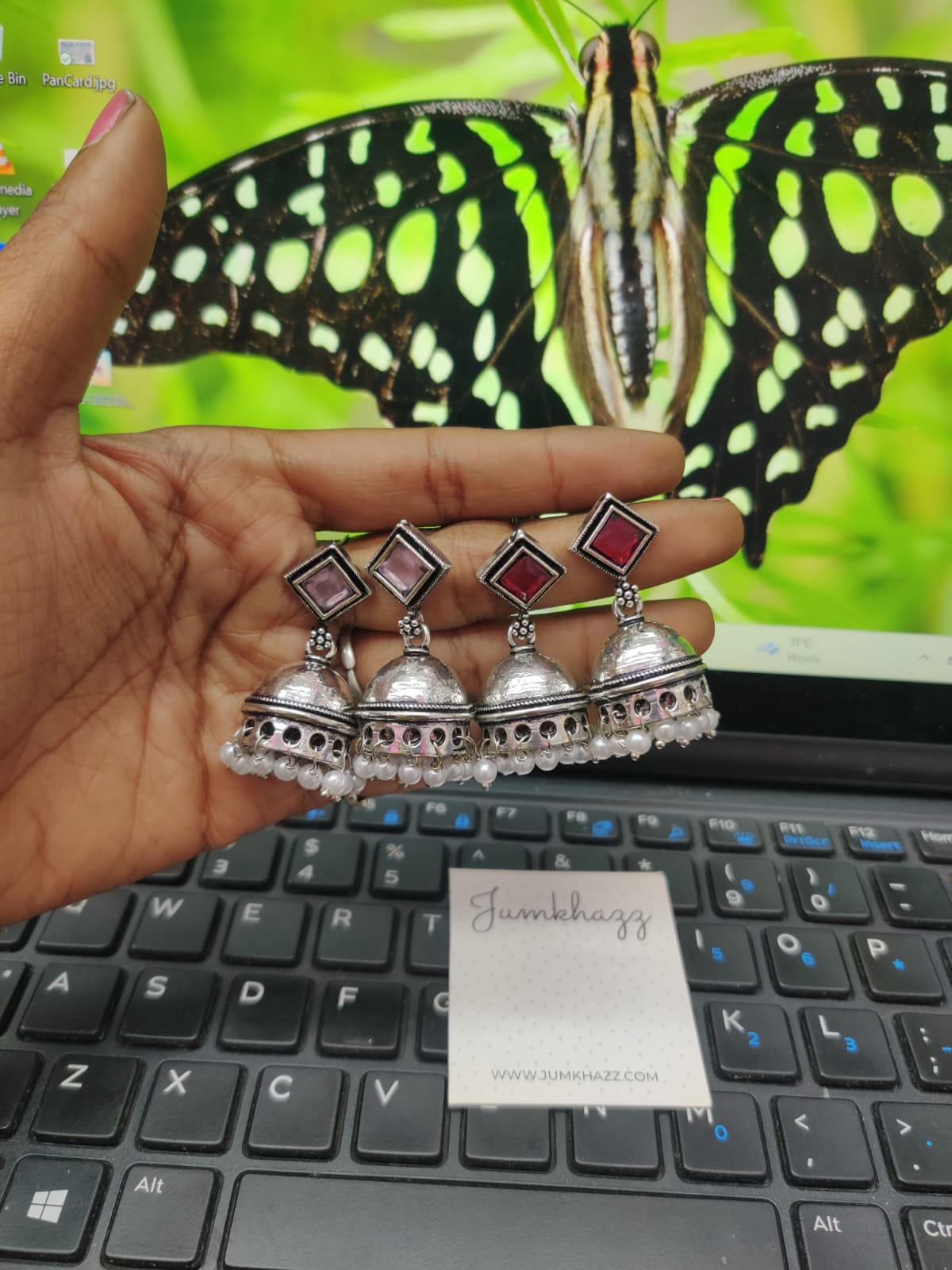 German silver jumka JGS284(