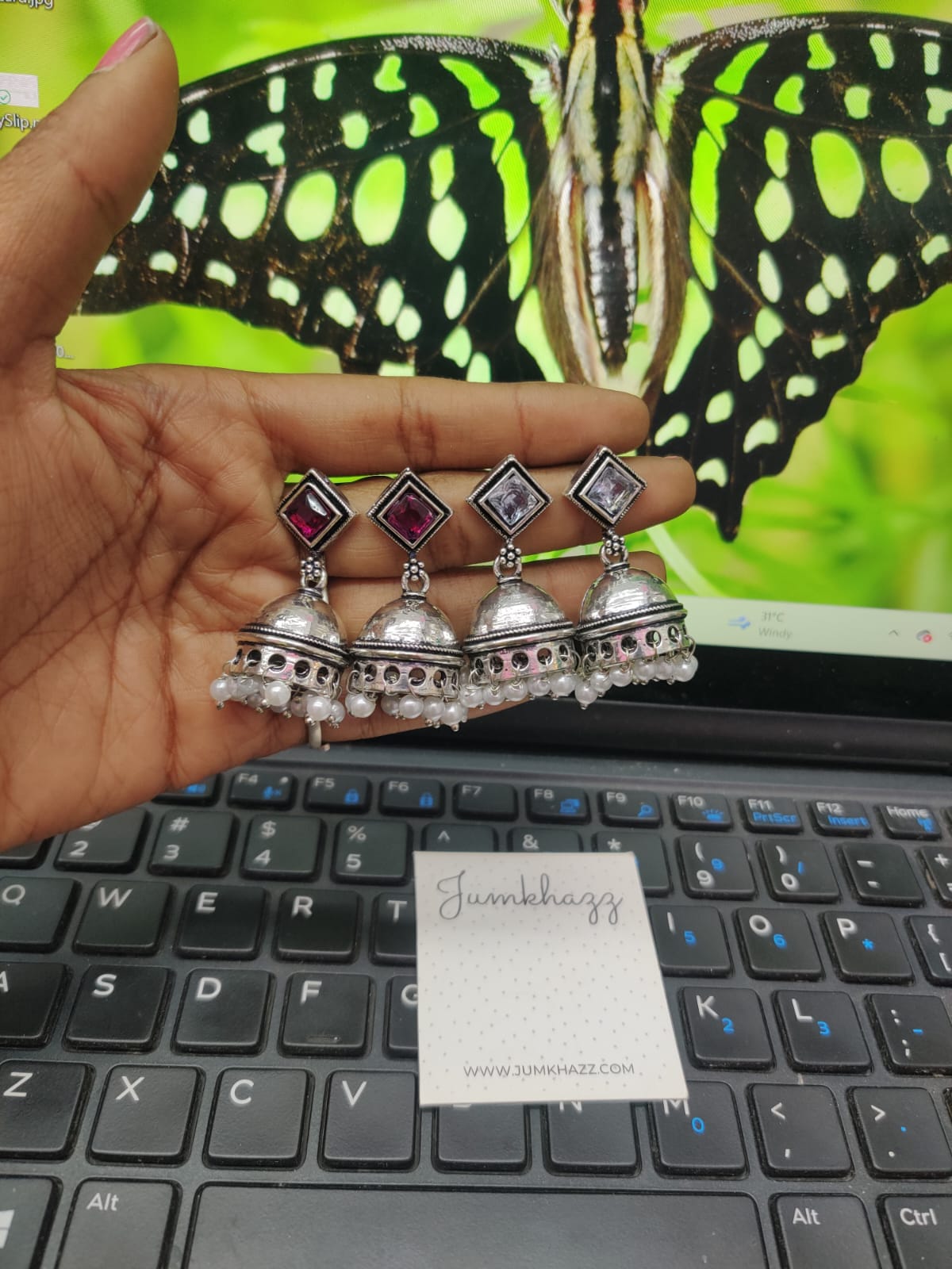 German silver jumka JGS284(