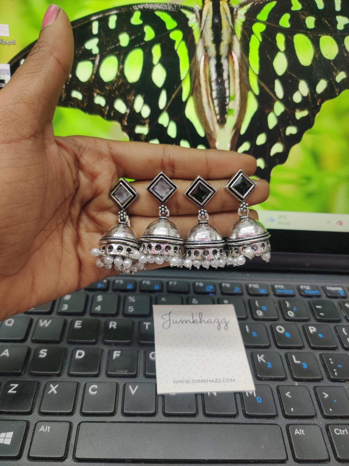 German silver jumka JGS284(