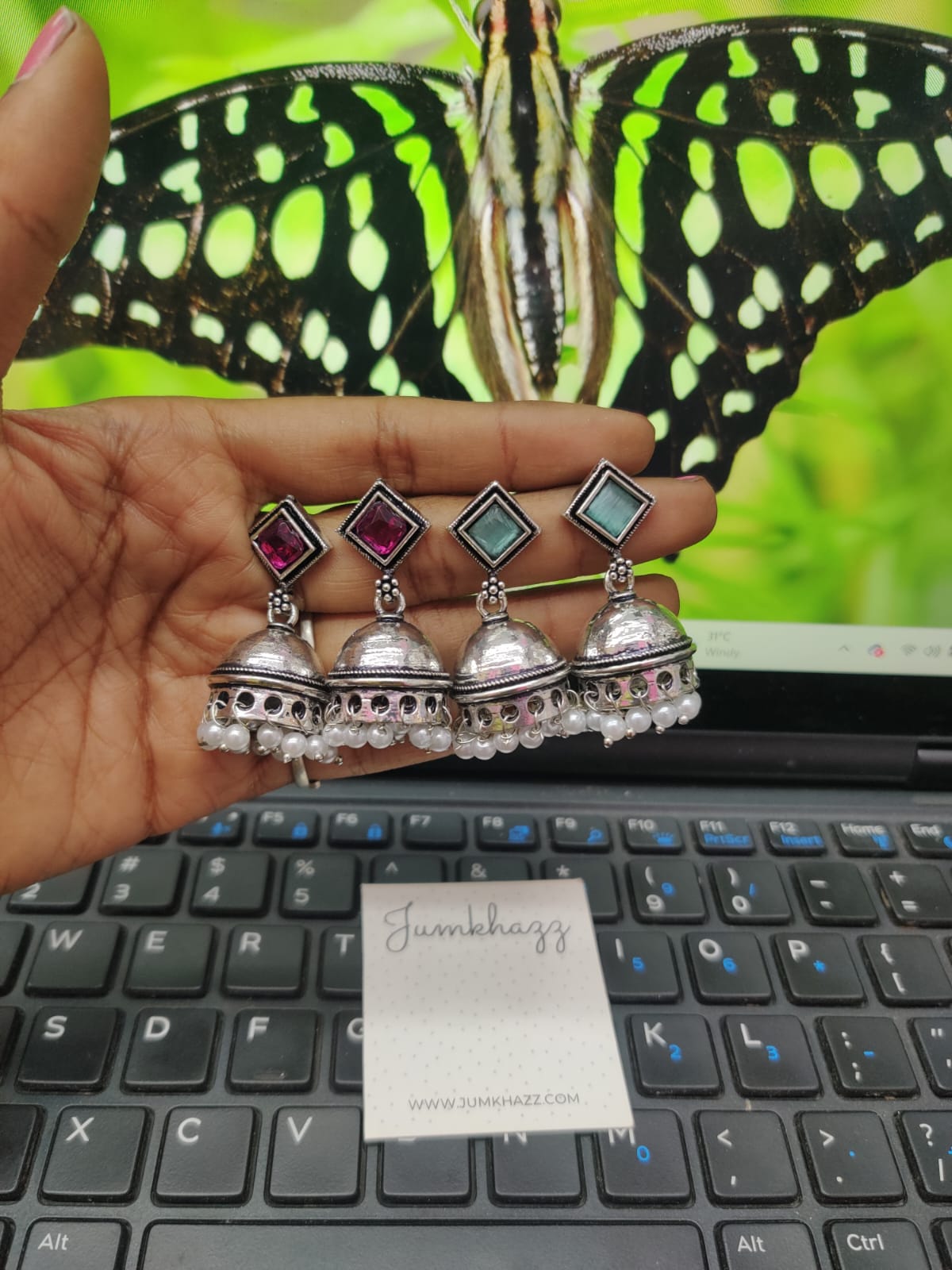 German silver jumka JGS284(