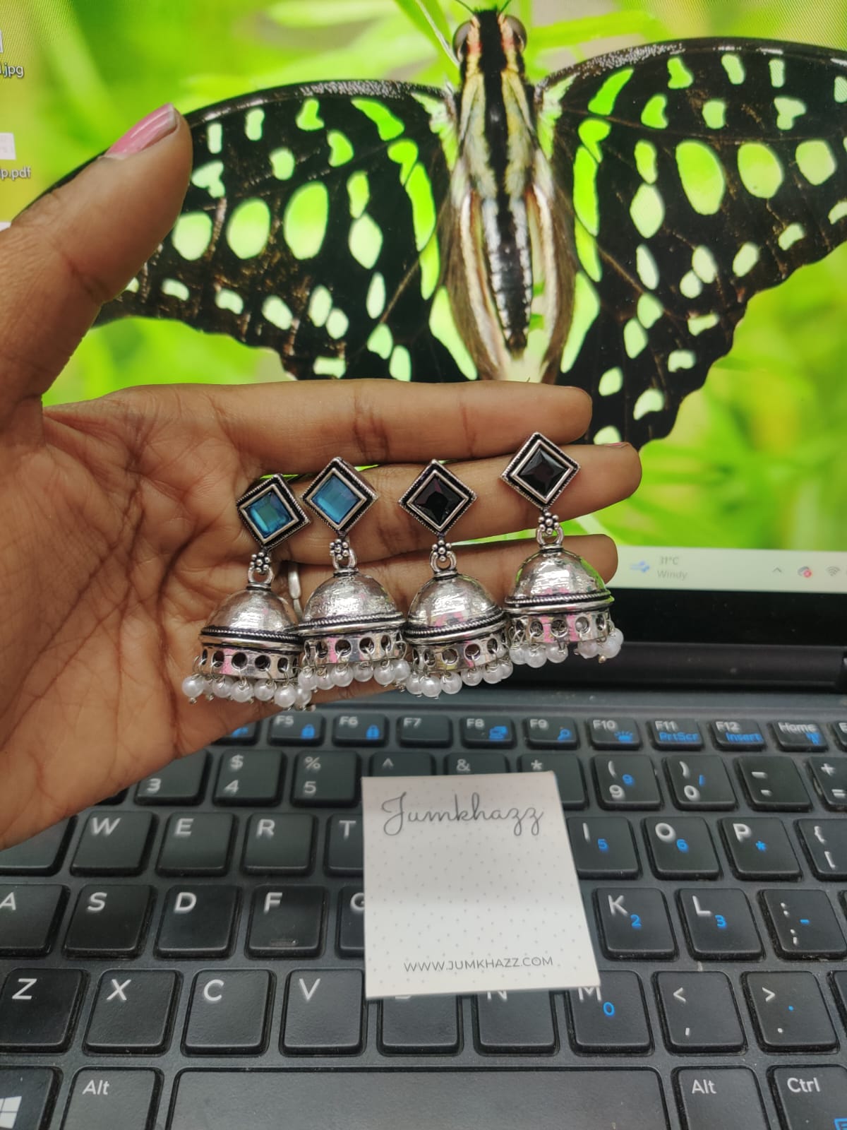 German silver jumka JGS284(