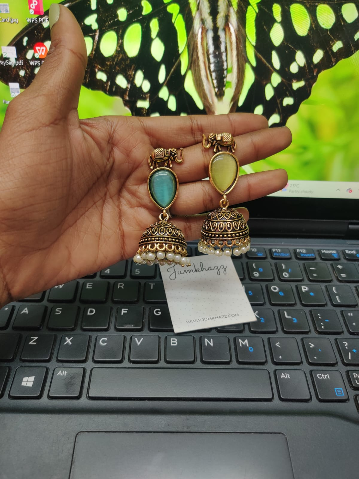 Elephant Antique Jumkha (JGS309)