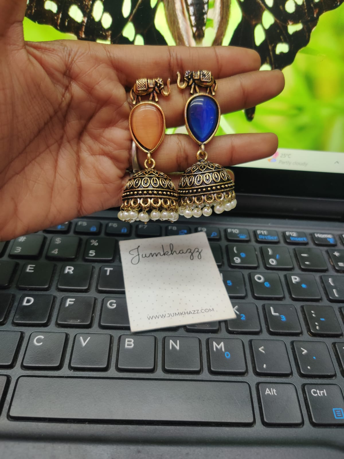 Elephant Antique Jumkha (JGS309)