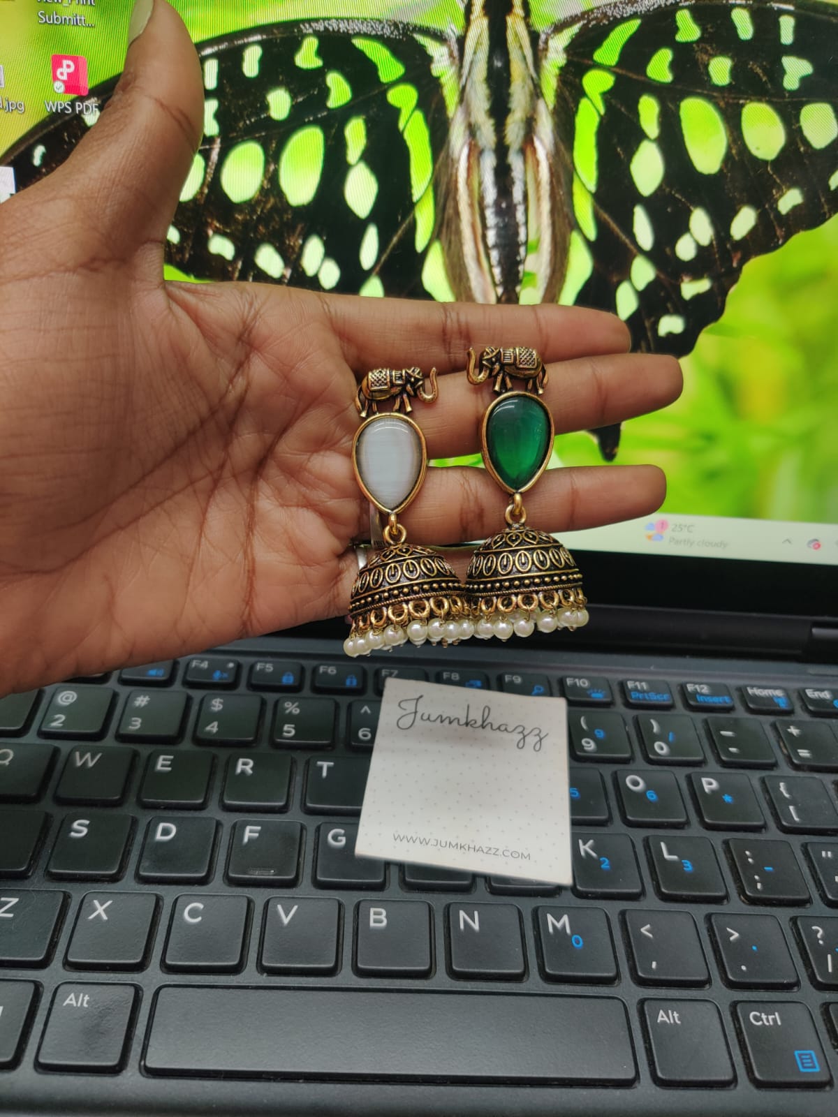 Elephant Antique Jumkha (JGS309)