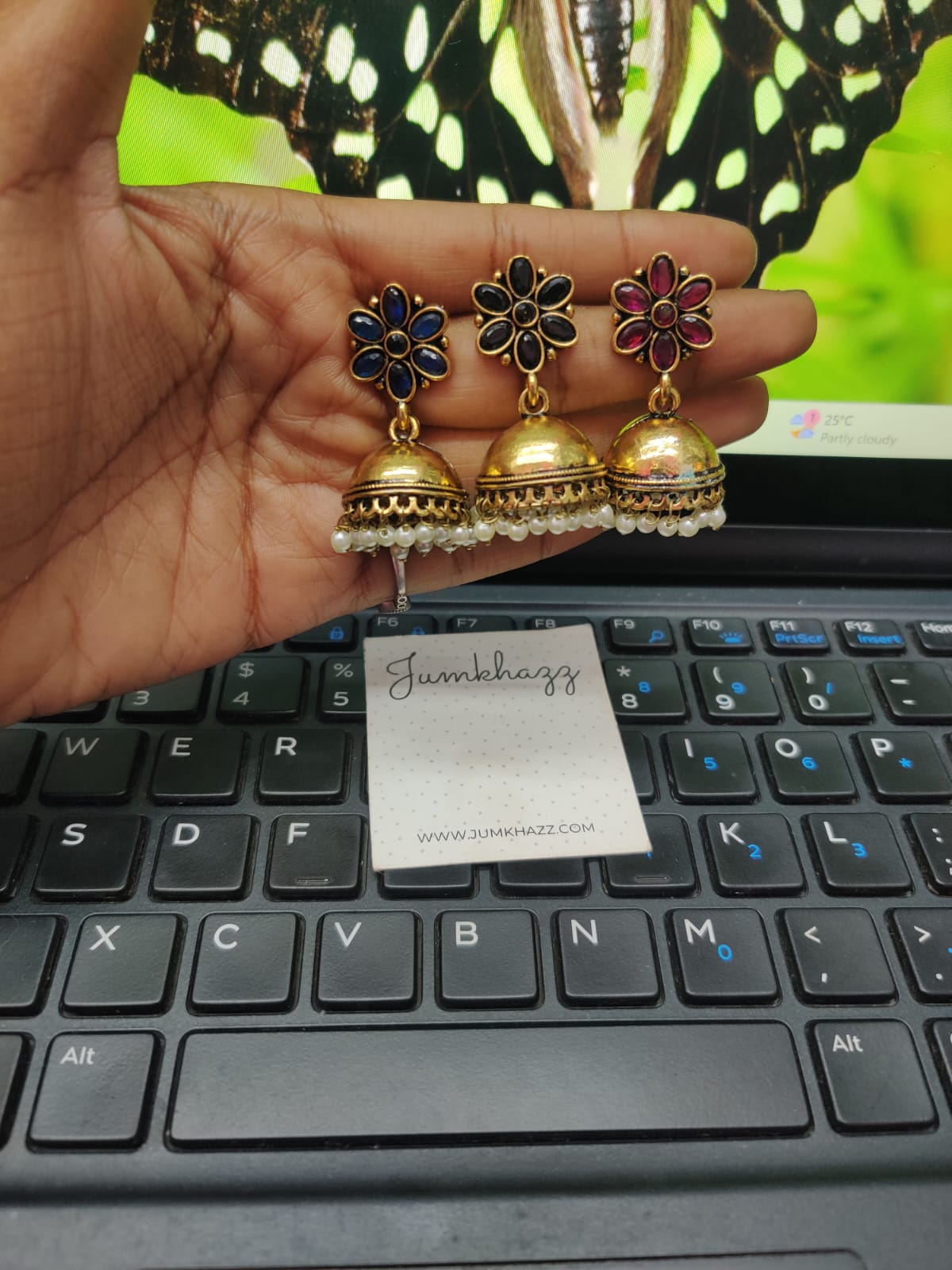 Flower Antique Jumkha (JGS310)