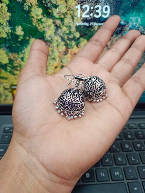 Oxidised Hook  Jumkha JHK(115)