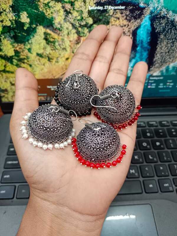 Oxidised Hook Jumkha JHK(116)