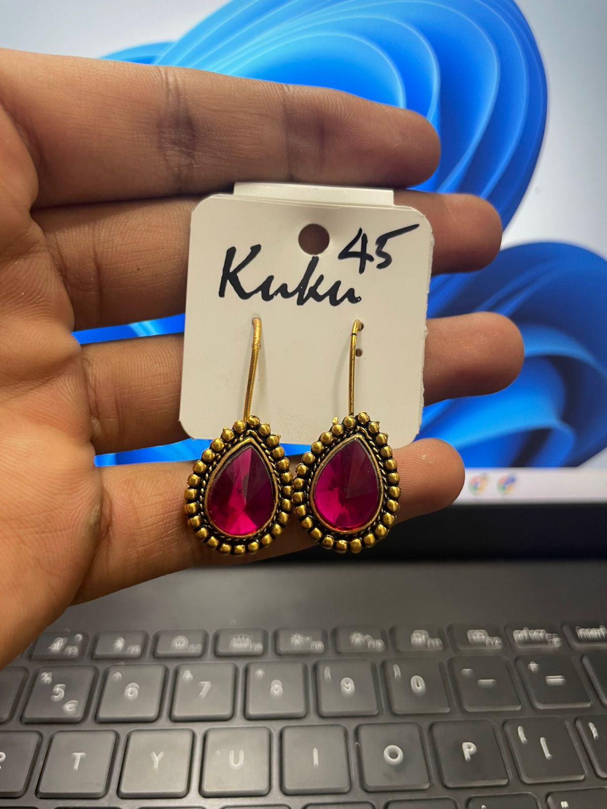 water drop shape Hook JHK78