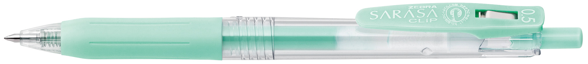 Zebra Sarasa Clip Pen Milk Blue Green