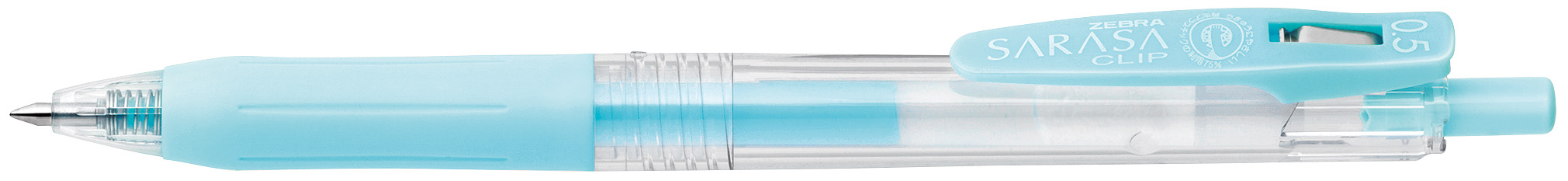 Zebra Sarasa Clip Pen Milk Blue