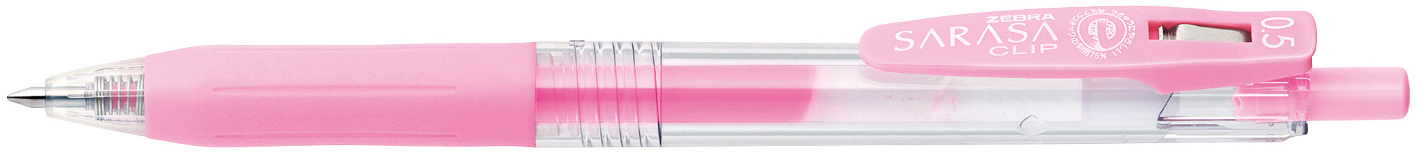 Zebra Sarasa Clip Pen Milk Pink