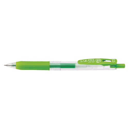 Zebra Sarasa Clip 0.5 Neon Green