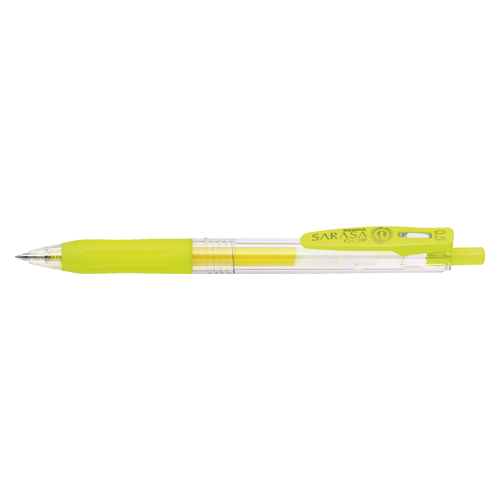 Zebra Sarasa Clip 0.5 Neon Yellow