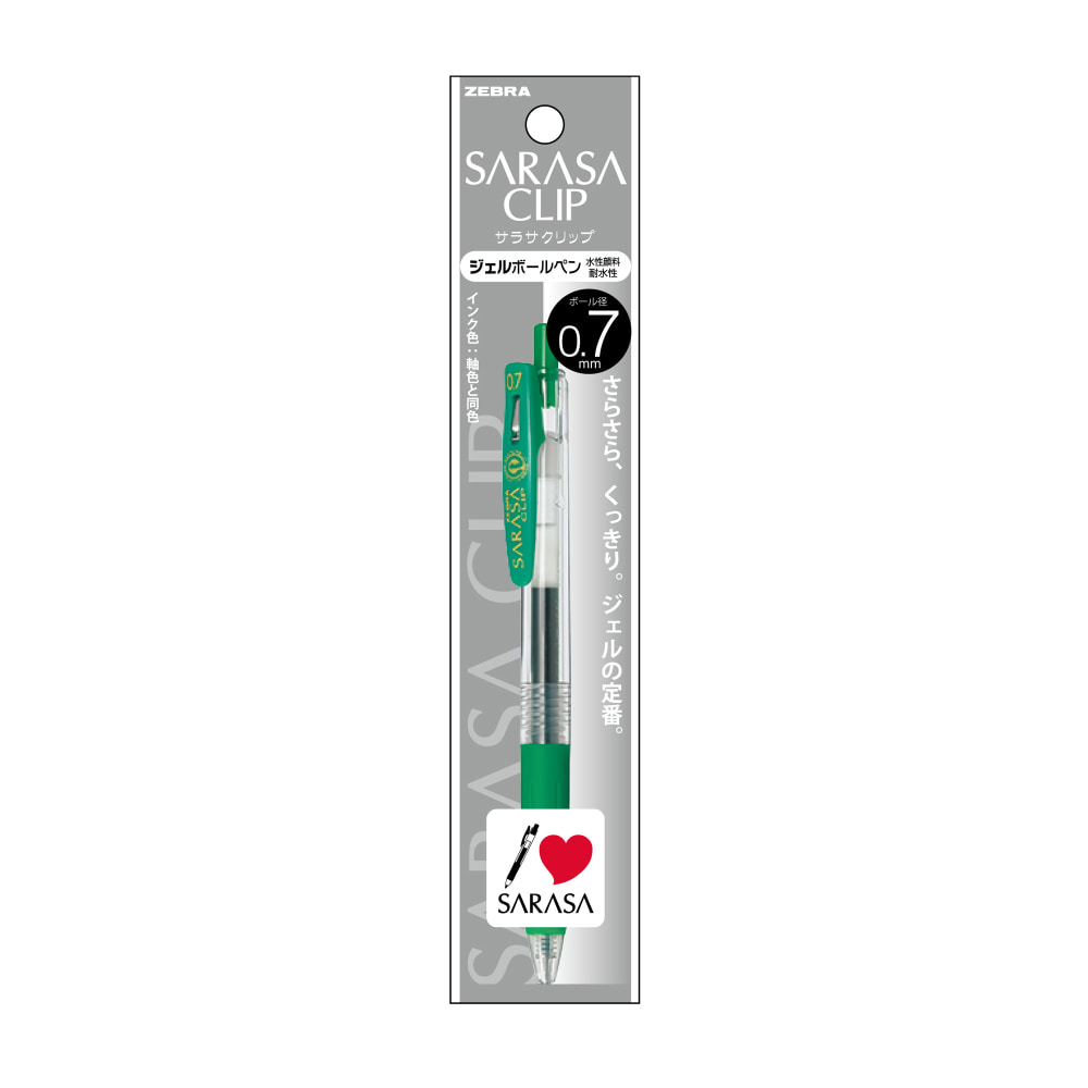 Zebra Sarasa Clip Pen 0.7 Green