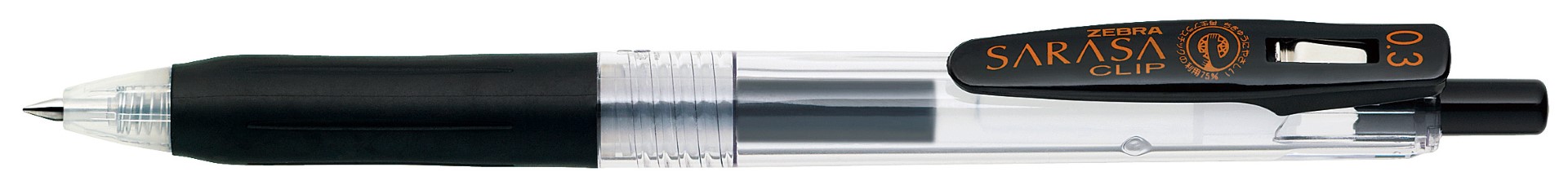Zebra Sarasa Clip Pen 0.3 Black