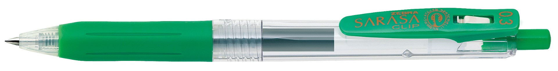 Zebra Sarasa Clip Pen 0.3 Green