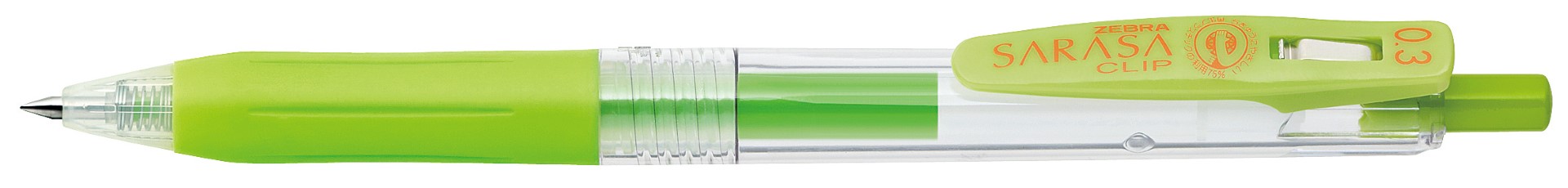 Zebra Sarasa Clip Pen 0.3 Light Green