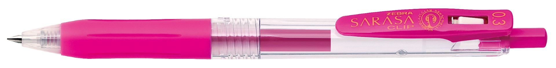 Zebra Sarasa Clip Pen 0.3 Magenta
