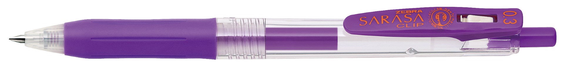 Zebra Sarasa Clip Pen 0.3 Purple
