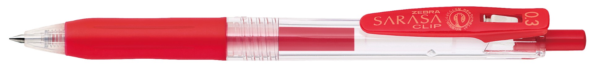 Zebra Sarasa Clip Pen 0.3 Red