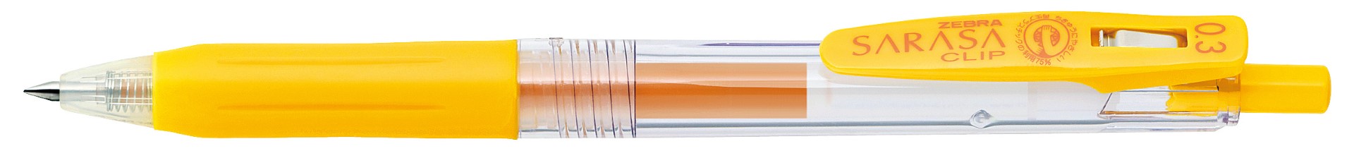 Zebra Sarasa Clip Pen 0.3 Yellow