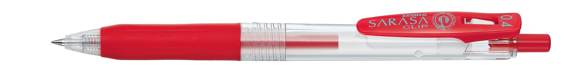 Zebra Sarasa Clip Pen 0.4 Red