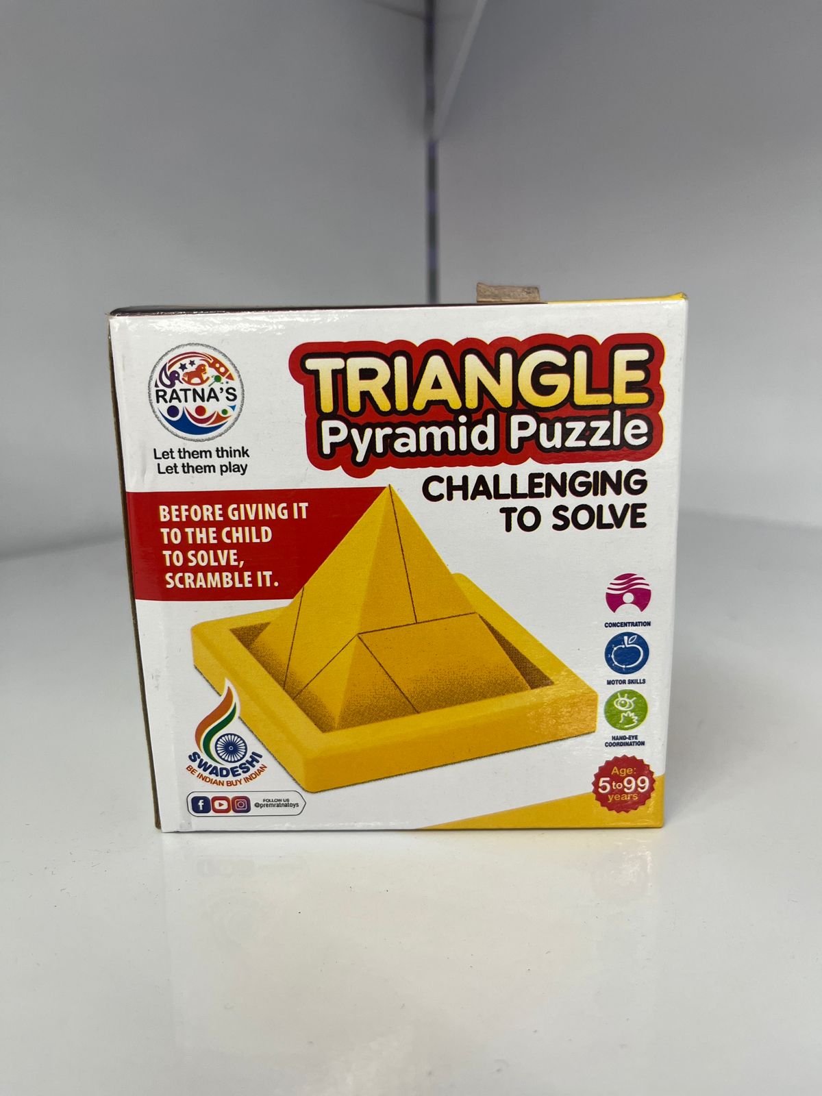 TRIANGLE PYRAMID PUZZLE JKK18