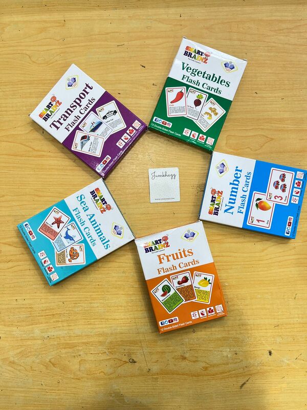Double-Sided Flash Cards [Age: 2+ Year] (JKSET03)