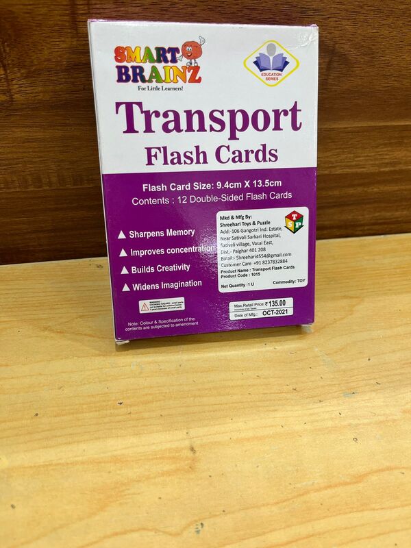 Double-Sided Flash Cards [Age: 2+ Year] (JKSET03)