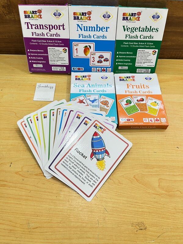 Double-Sided Flash Cards [Age: 2+ Year] (JKSET03)