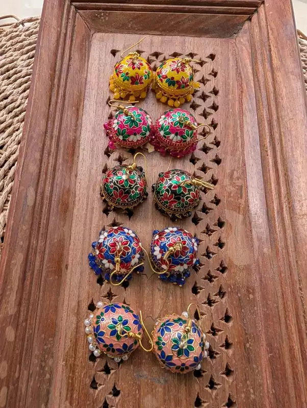 Printed Meenakari Hook (JME12)