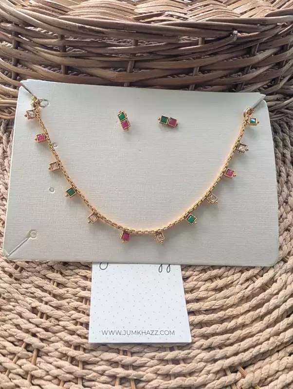 Multi Stone Neckpiece (JNC129)