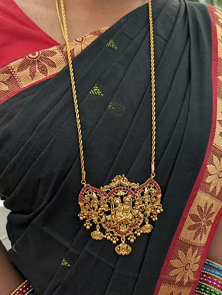 Radha Krishna Long Neckpiece (JNC140)