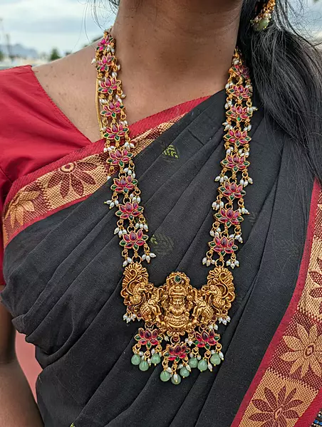 Lotus Laxhmi Neckpiece (JNC142)