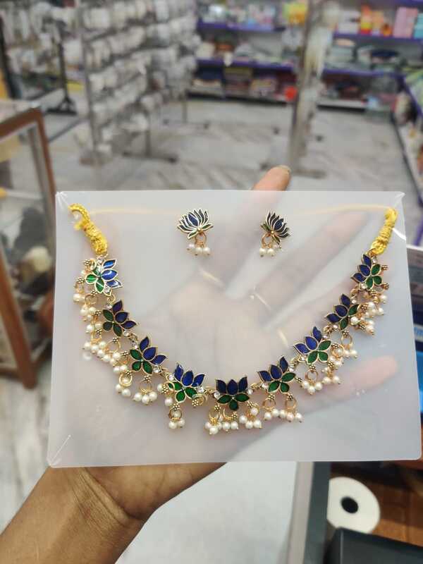 Lotus Pearl Necklace JNC252