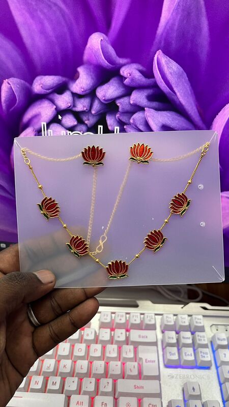 Lotus Neckpiece (JNC253)