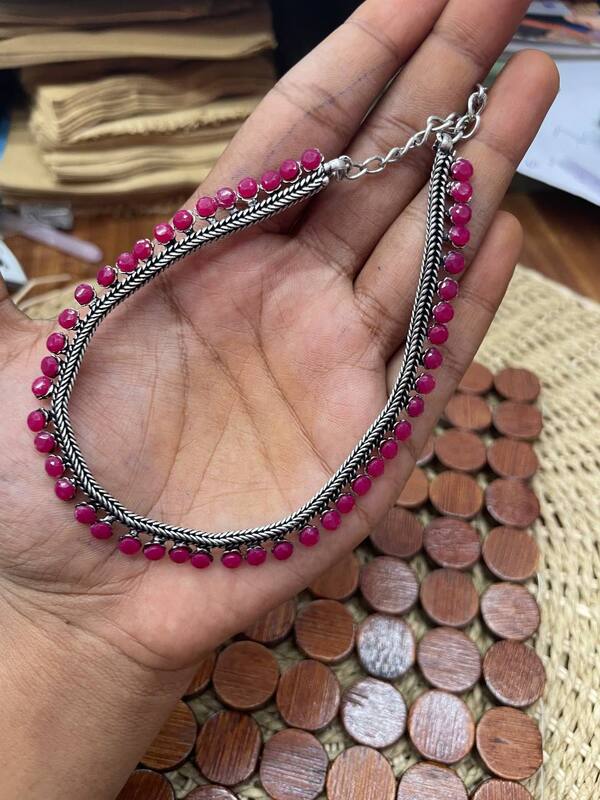 Oxidise neckpiece JNC97