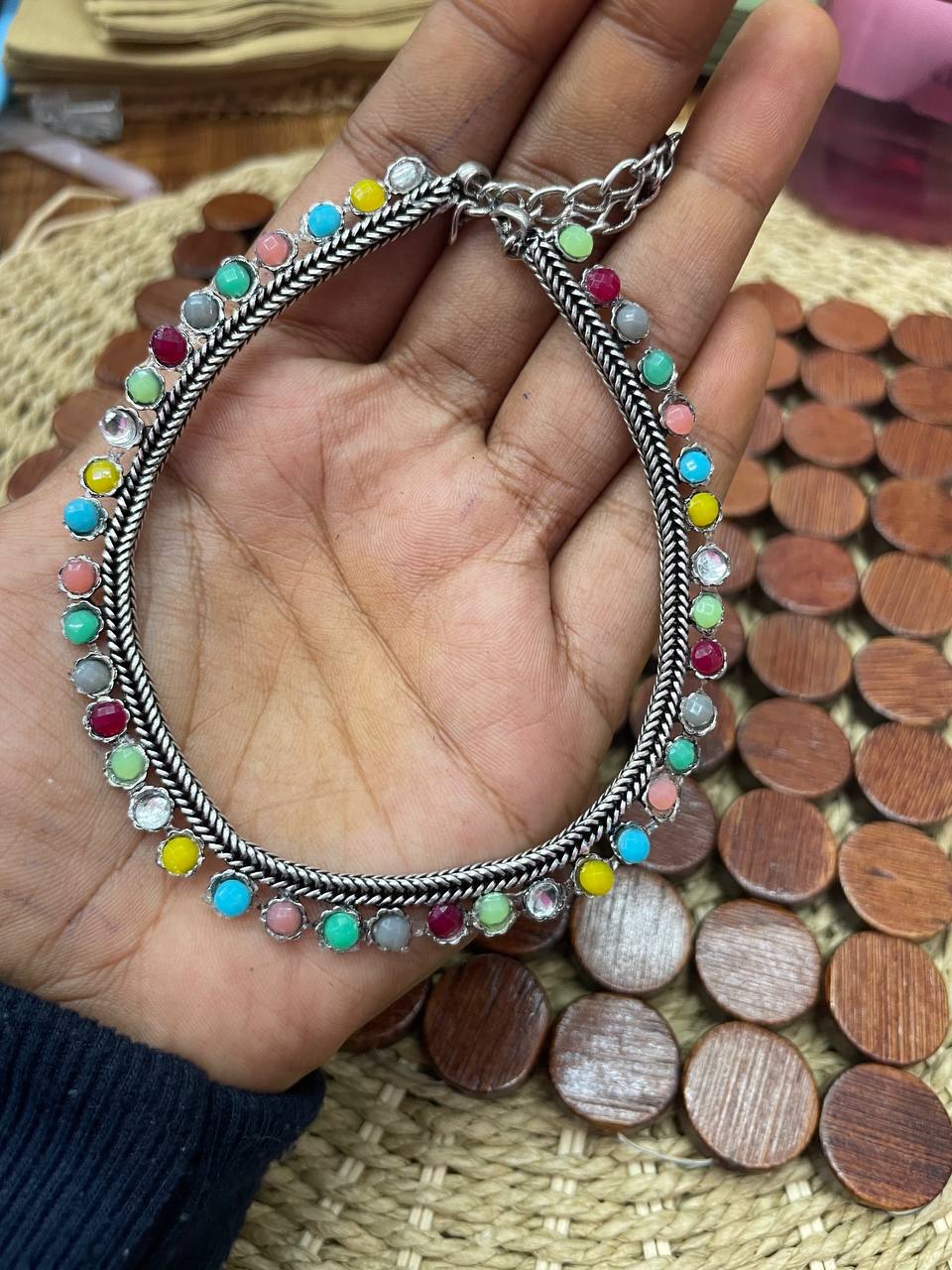 Oxidise neckpiece JNC97