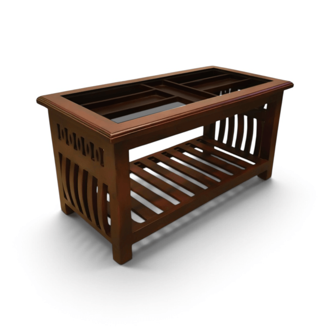 JNW Thuglak Center Table|36X18|Walnut||Center/Side Table