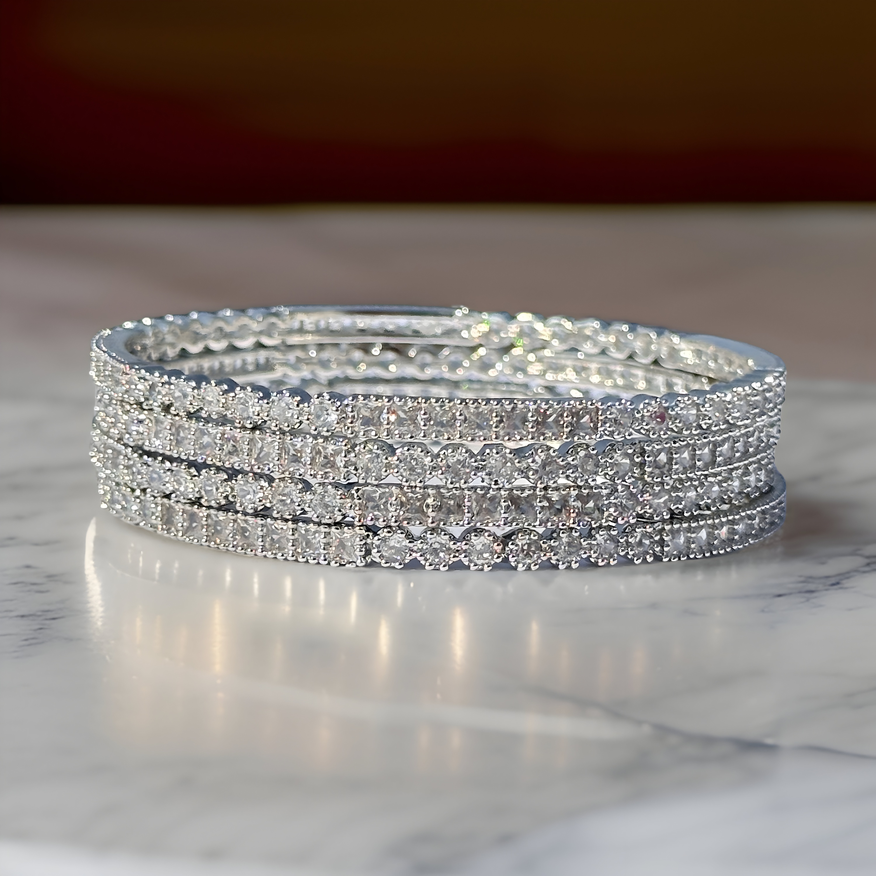 EVE-S-409 SILVER 2PAIR