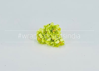 Flowers on stick - Lime Green